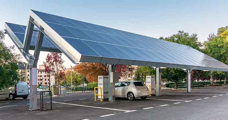 Ombrière solaire de parking -  Alsace, Grand-Est
